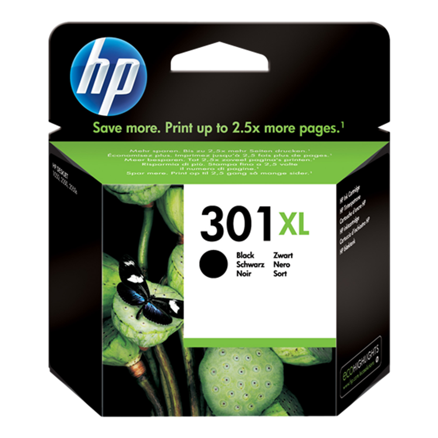 Compatible HP 301 XL - LOT de 2 cartouches génériques équivalentes